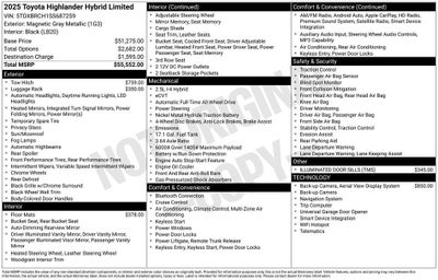 2025 Toyota Highlander Limited