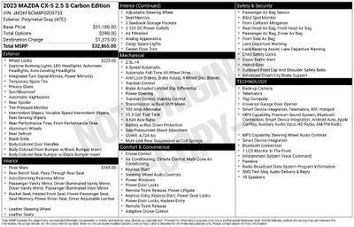 2023 Mazda Mazda CX-5 2.5 S Carbon Edition
