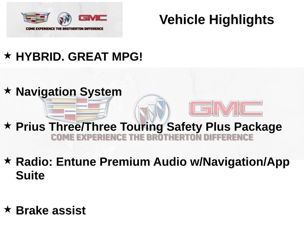 2018 Toyota Prius Three Touring