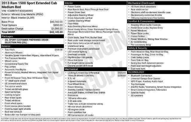 2013 RAM 1500 Base