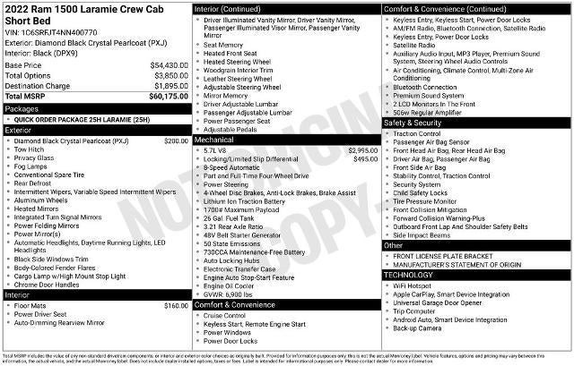 2022 RAM 1500 Laramie