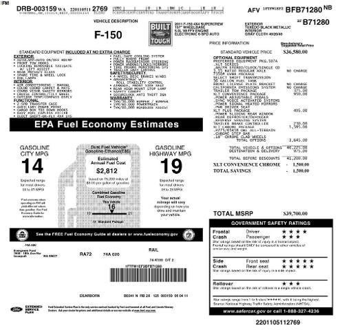 2011 Ford F-150 Base