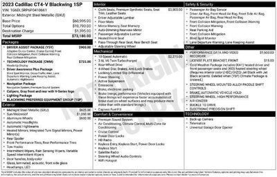 2023 Cadillac CT4-V Blackwing