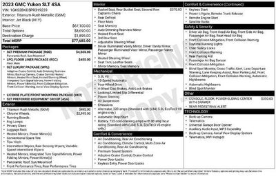 2023 GMC Yukon SLT