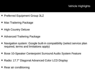 2025 Chevrolet Tahoe High Country