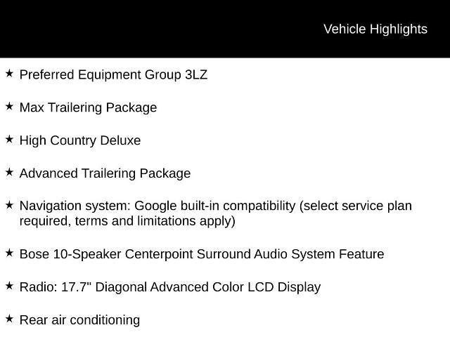 2025 Chevrolet Tahoe High Country