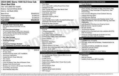 2024 GMC Sierra 1500 SLE