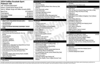 2024 Cadillac Escalade Base