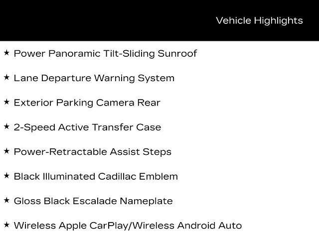 2025 Cadillac Escalade ESV 4WD Sport