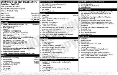 2024 GMC Sierra 1500 Elevation