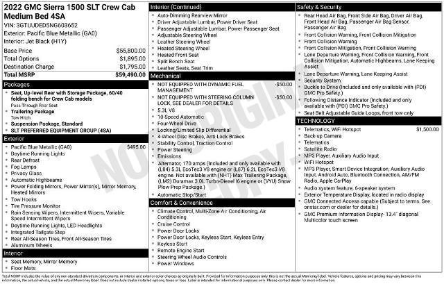 2022 GMC Sierra 1500 SLT