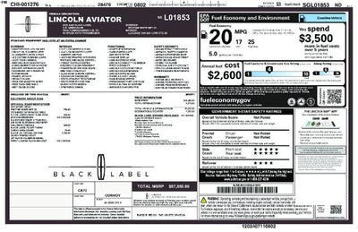2025 Lincoln Aviator Black Label