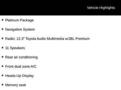 2024 Toyota Highlander Hybrid Platinum