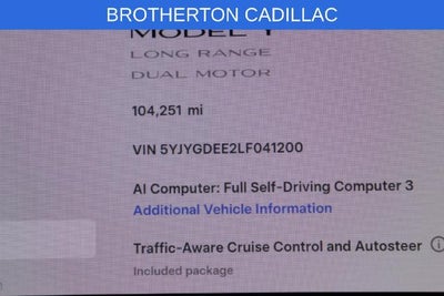 2020 Tesla Model Y Long Range