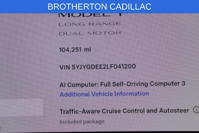 2020 Tesla Model Y Long Range