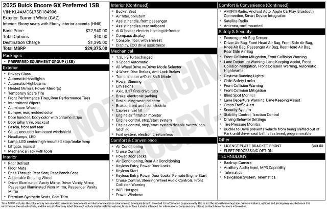 2025 Buick Encore GX Preferred