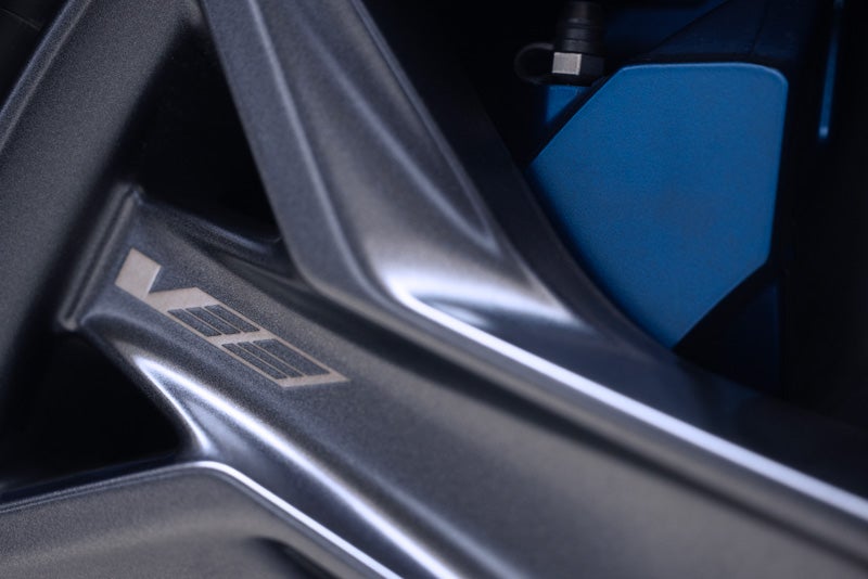 Close-up of the 2026 OPTIQ-V Brembo Performance Front Brakes | Brotherton Cadillac NW in SHORELINE WA